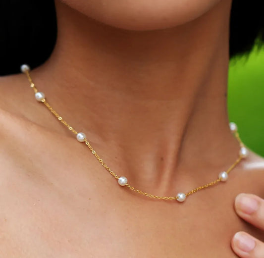 PEARL LINK NECKLACE