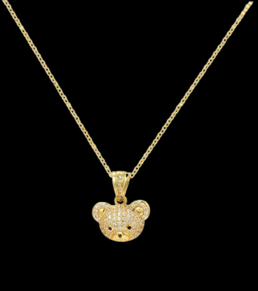 Lovely bear necklace