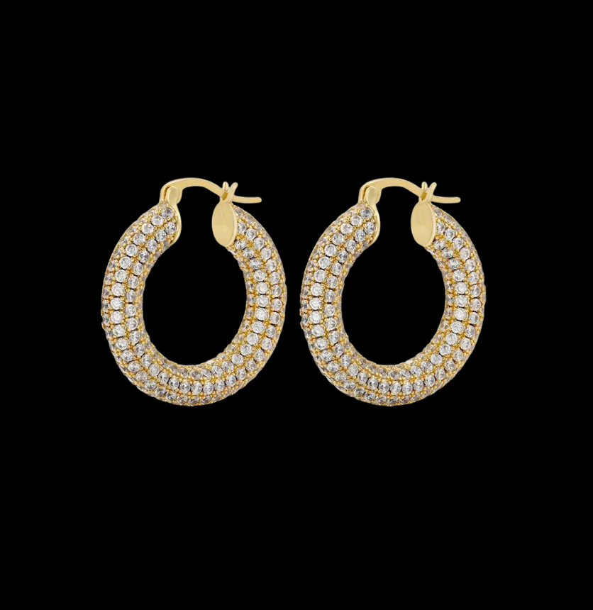 GOLD CHUNKY EARRINGS