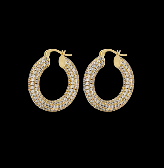 GOLD CHUNKY EARRINGS